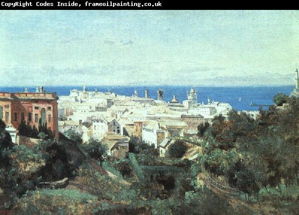 Jean-Baptiste Camille Corot View of Genoa